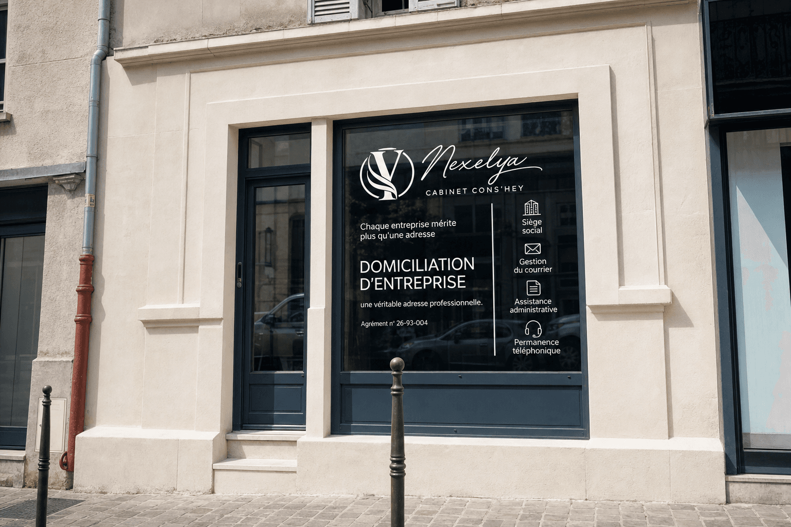 La façade du cabinet Nexelya — 207 rue Pierre Brossolette, 93160 Noisy-le-Grand